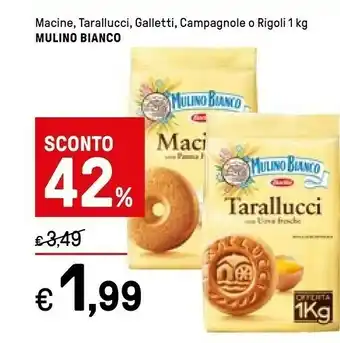 Iper La Grande Mulino Bianco Macine Tarallucci offerta