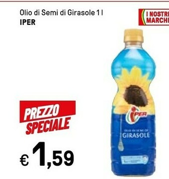 Iper La Grande Olio Di Semi Di Girasole offerta