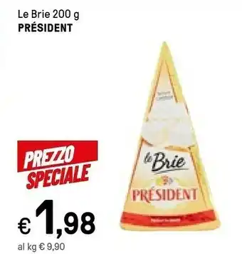 Iper La Grande Prèsident Le Brie 200 G offerta