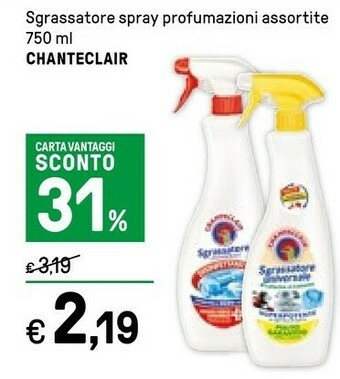 Iper La Grande Chanteclair Sgrassatore Spray Profumazioni offerta
