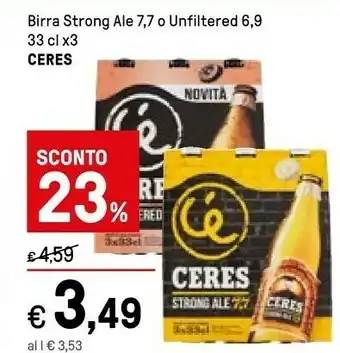 Iper La Grande Ceres Birra Strong Ale / Unfiltered offerta