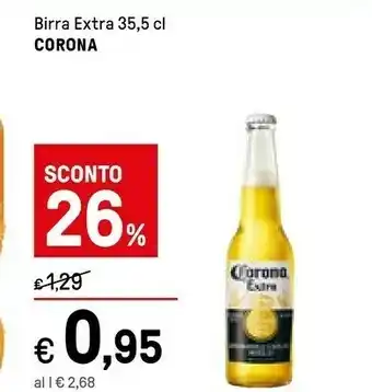 Iper La Grande Corona Extra Birra Extra offerta