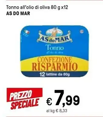 Iper La Grande Asdomar Tonno All'olio Di Oliva offerta