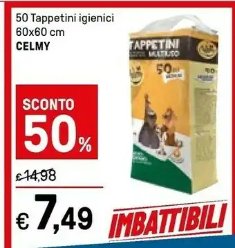 Celmy 50 Tappetini Igienici