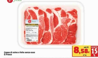 Sigma E Fresco Coppa Di Suino A Fette Senza Osso offerta
