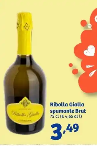 In'S Mercato Ribolla Gialla spumante Brut 75 cl offerta