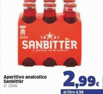Sigma Sanbitter Aperitivo Analcolico offerta