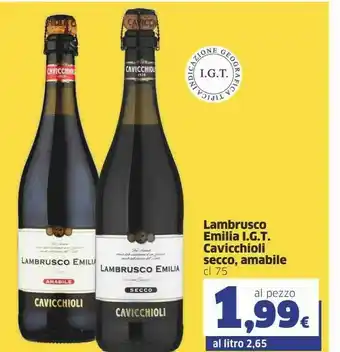 Cavicchioli Lambrusco Emilia Secco 750 G(ml)
