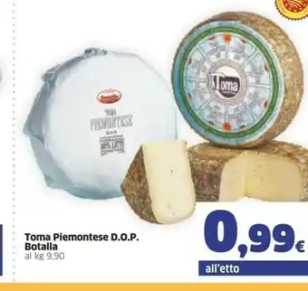 Sigma Botalla Toma Piemontese DOP offerta