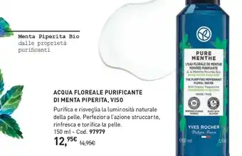 Yves Rocher Yves Rocher Acqua Floreale Purificante Visage offerta