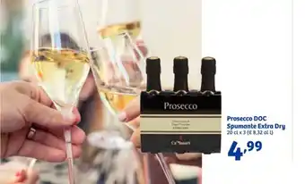 In'S Mercato Prosecco DOC Spumante Extra Dry 20 cl x 3 offerta