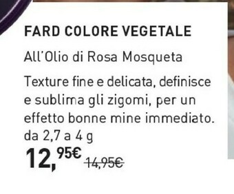 Fard Colore Vegetale