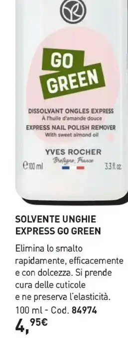 Solvente Unghie Express Go Green