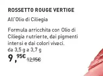 Yves Rocher Rossetto Rouge Vertige offerta