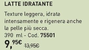 Yves Rocher Latte Idratante offerta