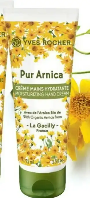 Yves Rocher Pur Arnica Creme Mains Hydratante Moisturizing Hand Cream