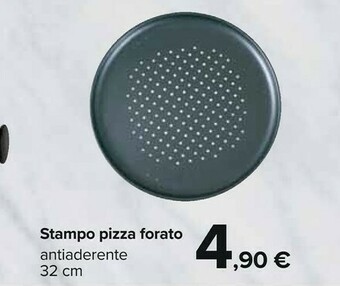 Carrefour Stampo Pizza Forato Antiaderente 32 Cm offerta