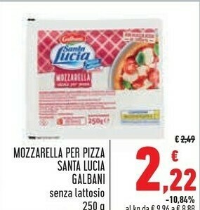 Conad Galbani Mozzarella offerta