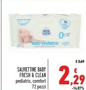 Conad Fresh & Clean Salviettine offerta