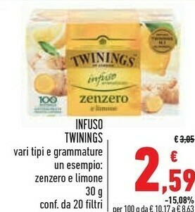 Conad Twinings Tisane offerta