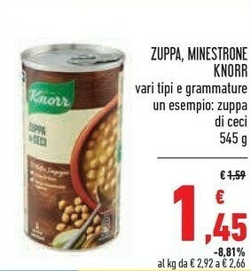 Conad Knorr Minestrone offerta