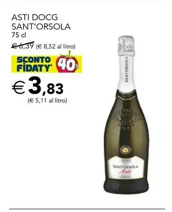 Esselunga Sant'orsola Spumante offerta