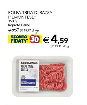 Esselunga Carne macinata offerta