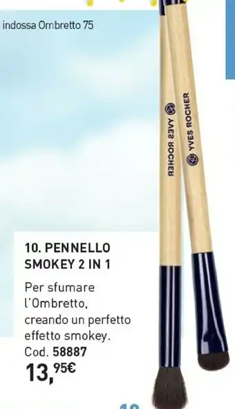 Yves Rocher Yves Rocher Pennello Smokey 2 In 1 offerta