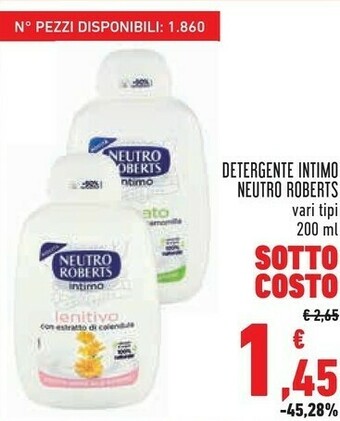 Conad Neutro Roberts Detergente intimo offerta