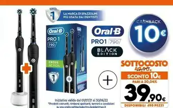 Expert Oral b Spazzolino Elettrico offerta