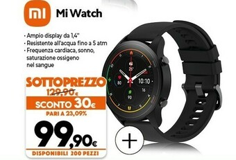 Expert Xiaomi Mi Watch Orologio Sportivo Touch Screen Bluetooth 454 X 454 Pixel Nero offerta