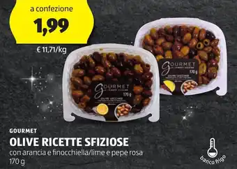 ALDI GOURMET OLIVE RICETTE SFIZIOSE 170 g offerta
