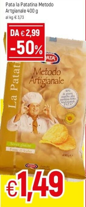 Famila Pata La Patatina metodo artigianale 400g offerta