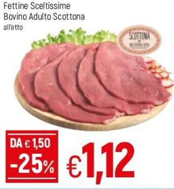 Famila Fettine Sceltissime Bovino Adulto Scottona offerta