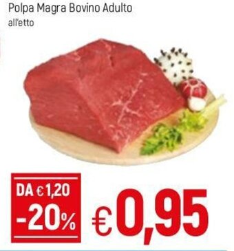 Famila Polpa Magra Bovino Adulto offerta