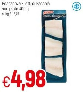 Famila Pescanova Filetti di Baccalà surgelato 400g offerta