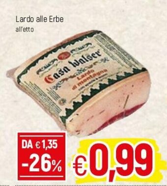 Famila Lardo alle Erbe offerta