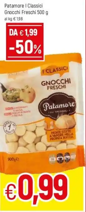 Famila Patamore I Classici Gnocchi Freschi 500g offerta