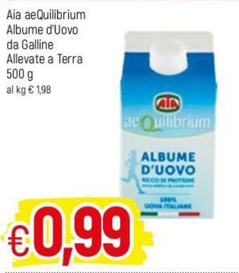 Famila Aia aeQuilibrium Albume d'Uovo da Galline Allevate a Terra 500g offerta