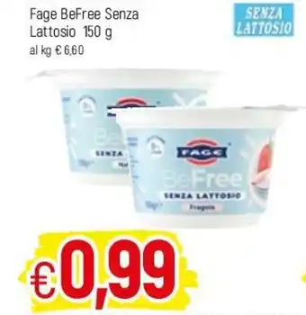 Famila Fage BeFree Senza Lattosio 150g offerta