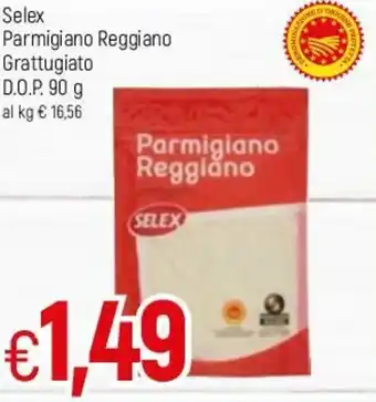 Famila Selex Parmigiano Reggiano Grattugiato D.O.P. 90g offerta