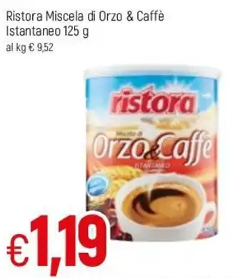 Famila Ristora Miscela di Orzo & Caffè Istantaneo 125g offerta