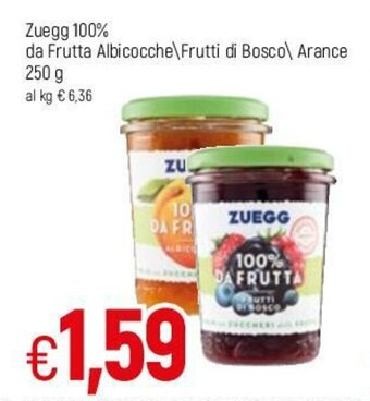 Famila Zuegg 100% da Frutta Albicocche\Frutti di Bosco\Arance 250g offerta