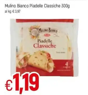 Famila Mulino Bianco Piadelle classiche 300g offerta