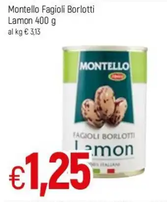 Montello Fagioli Borlotti Lamon 400g