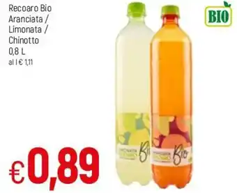 Famila Recoaro Bio Aranciata/Limonata/Chinotto 0,8l offerta