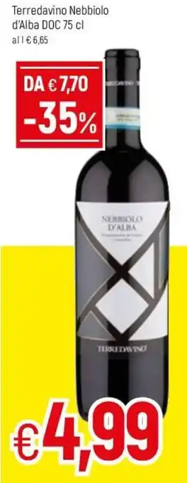 Famila Terredavino Nebbiolo d'Alba DOC 75cl offerta