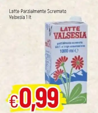 Famila Latte Parzialmente Scremato Valsesia 1lt offerta