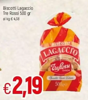 Famila Biscotto Lagaccio Tre Rossi 500gr offerta