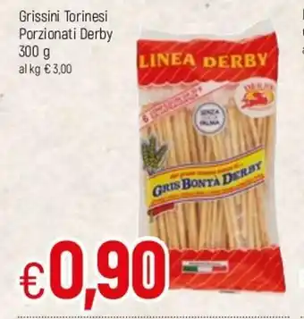 Famila Grissini Torinesi Porzionati Derby 300g offerta